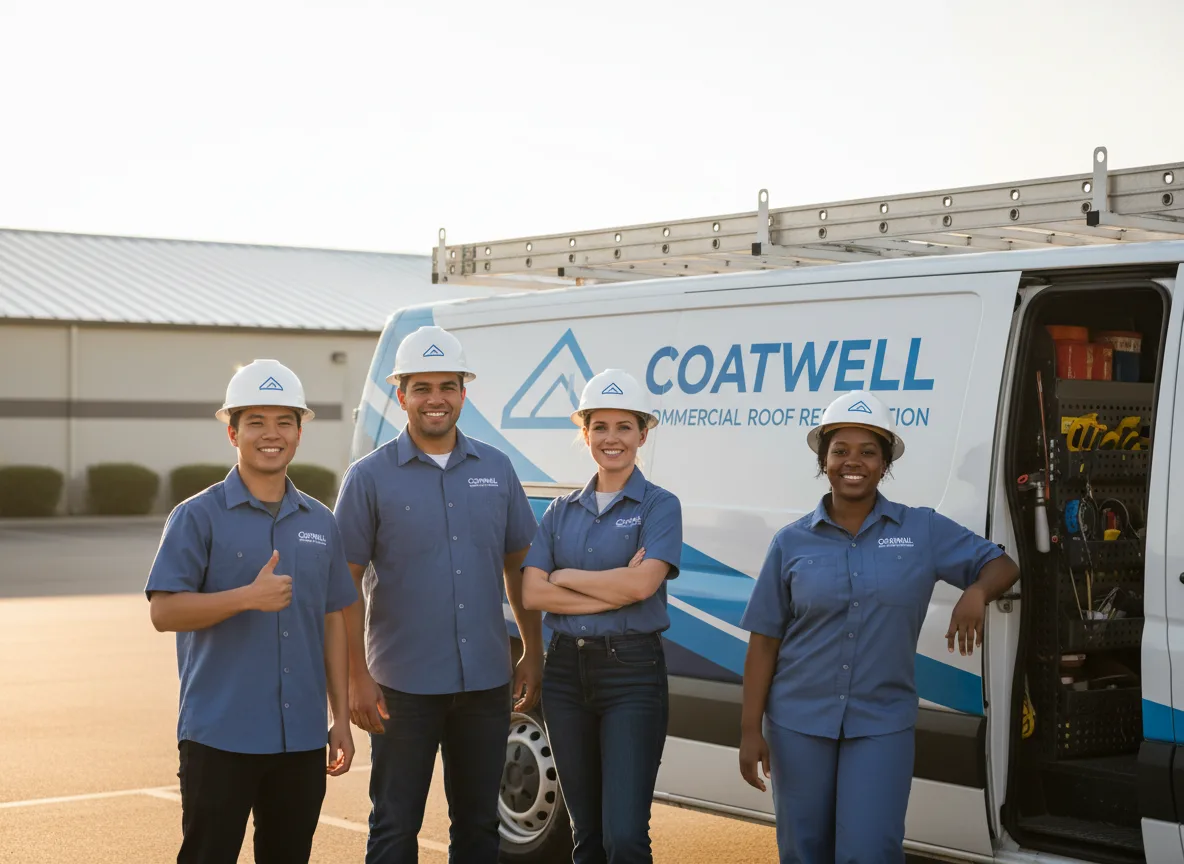 Commercial roof coating company in Kincaid, IL